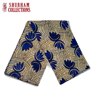 ISO-Certifié 120gsm Naturel Africain Véritable Cire Coton Tissus Dobby Tissé pour La Décoration Intérieure Canapé Rideaux Sacs-pour Oreiller Robe- - Product Image 1