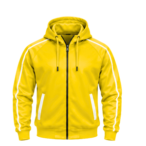 Ensemble de survêtement athlétique en gros avec sweat à capuche zippé et pantalon de jogging assorti pour équipes sportives, clubs de fitness et activités de plein air - Product Image 3