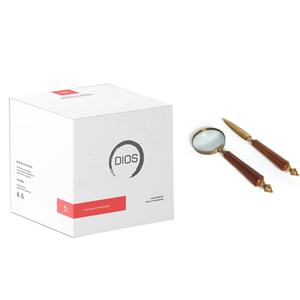 แว่นขยายตกแต่งทนทานแบบพรีเมี่ยมด้ามจับทองเหลืองไม้หรูหรากระจกทนนานออกแบบได้ตามต้องการ - Product Image 1