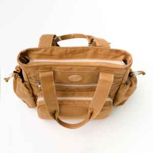 Sac fourre-tout carré en toile de qualité supérieure avec compartiment convertible pour ordinateur portable et poches fonctionnelles - Product Image 5