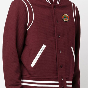 Veste universitaire brodée haut de gamme, sur mesure, en laine, style bomber, pour équipes de baseball, fabricant OEM en gros - Product Image 4