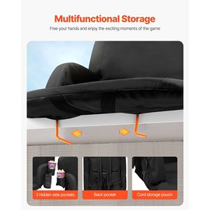 เก้าอี้พับแบบพกพาพร้อมเบาะรองนั่งปรับเอนได้ 3 ระดับ พร้อมระบบทำความร้อนสำหรับที่นั่งในสนามกีฬา มีพนักพิงหลังแบบกว้าง และระบบทำความร้อนสองชั้น - Product Image 5