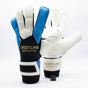 Gants de gardien de but respirants et imperméables CRESTLINE INDUSTRY pour hommes avec fermeture auto-agrippante pour la performance au football - Product Image 1