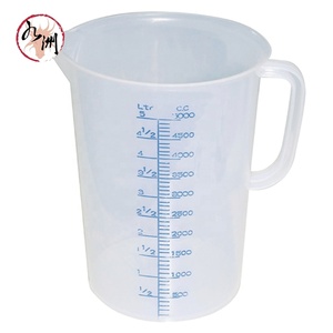 Jarra y Tazas Medidoras Transparentes Ecológicas de Grado Alimenticio 5000ML Herramientas para Té de Burbujas de Taiwán - Product Image 1