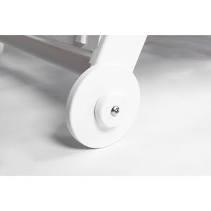 Set di 3 Sedie Lounge da Esterno Oversize con Tavolino Laterale, Effetto Legno Bianco, Resistenti alle Intemperie, per il Relax all'Aperto - Product Image 5