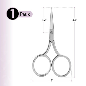 Ciseaux de coupe de fil ronds en acier inoxydable poli miroir fantaisie, très demandés, pour artisanat - Product Image 6