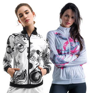 Vestes de football sublimées pour femmes, vestes de course zippées, vêtements de sport pour femmes, vestes d'entraînement, vestes de course sublimées pour femmes - Product Image 1
