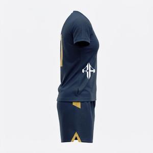 Uniforme de Fútbol Femenino con Logotipo Blanco, Manga Corta, Cuello en V, 100% Poliéster, Corte Regular, Cierre de Pullover, por RIVIAN ATLANTIC - Product Image 4