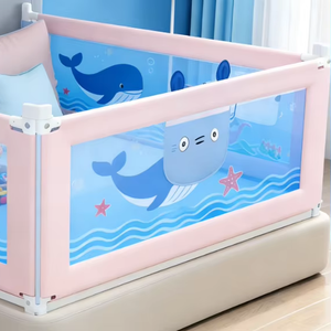 Box per bambini traspirante, recinzione di sicurezza per culla, barriera di protezione per letto, box per neonati e bambini piccoli - Product Image 1