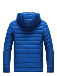 Men Winter Puffer Jacket Seamless Quilted <b>Thermal</b> Insulated Outerwear Custom Logo Coat Factory - Product Image 2