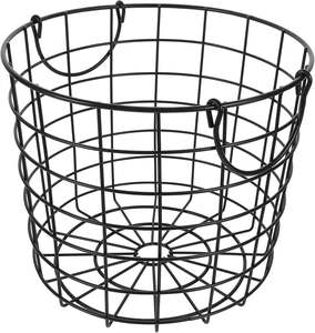 Cesta de Almacenamiento Ventilada de Metal, Estilo Vintage, Ecológica, Geométrica, Personalizable, Organizador Elegante para Despensa del Hogar - Product Image 5