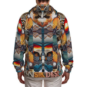 Sudadera con Capucha Personalizada para Hombre, 100% Algodón, para Deportes y Uso Casual, Cálida para Invierno, Antipilling, 300g, con Diseño Gráfico - Product Image 4