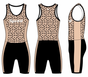 Combinaison de course à rames sans manches pour hommes, motif personnalisé, combinaison de rameur sublimée, combinaison de compression unisexe - Product Image 1