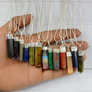 Wholesale Cheap Factory Price Natural Stone Crystals Opal Opalite <b>Healing</b> Gemstone T Shape Crystals Jewelry Pendant Necklace - Product Image 3