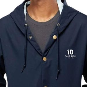 Men's Water Resistant Hooded <b>Coaches</b> Jacket Lightweight Windbreaker Full Zip Outdoor Jacket for Sports Training Casual - Product Image 3