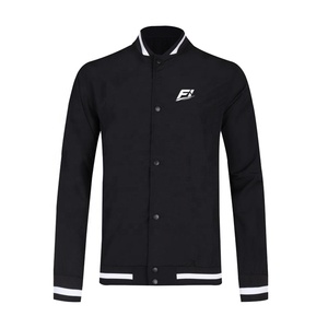 Chaqueta Varsity Personalizada al por Mayor 2026, Mezcla de Algodón, Cuello Alto, Logotipo Frontal, Ropa Urbana, Marca Privada, OEM, ODM, Proveedor y Fábrica en EE. UU. - Product Image 2