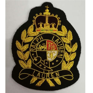 Nouveau modèle 2026 – Badges de blazer brodés à la main de haute qualité en toile, logo personnalisé, épingle de sûreté 3D, couleurs personnalisées, service OEM/ODM - Product Image 3