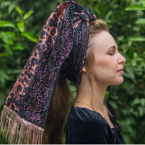 Premium Custom Printed Silk <b>Square</b> <b>Scarf</b> With Tassel Lightweight Fabric Women Fashion Headscarf OEM Manufacturer Supply - Product Image 1