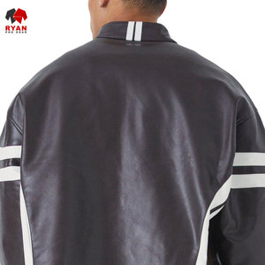 แจ็คเก็ตหนังผ้าเนื้อนุ่มสบาย ซิปปิดแบบสั่งทำพิเศษ ดีไซน์ของ Ryan Pro Gear พร้อมโลโก้สั่งทำพิเศษ ดีไซน์แบบ ODM - Product Image 5