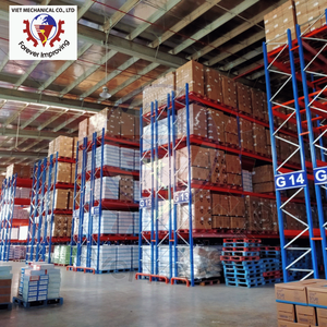 Heavy-Duty Double Deep Pallet <b>Racking</b> System Offering Greater Pallet Depth And Enhanced Space Utilization For Warehouse - Product Image 2