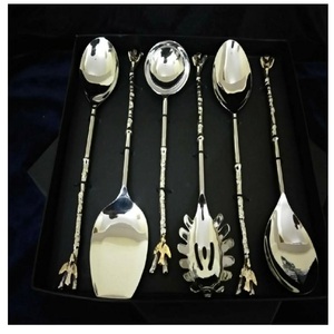 Wedding Dinner <b>Table</b> <b>Top</b> Decoration Modern Style Flatware Set Handmade Design Shiny Polished Decorative Kitchen Cutlery - Product Image 4