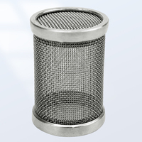 Filter Silinder Jaring Anyaman Kustom 304 316, Tabung Filter, Kartrid Filter, Dapat Digunakan Kembali, Untuk Pemolesan Elektrolit, Air Limbah Kimia
