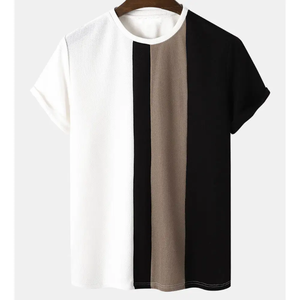 T-shirt en polyester pour hommes, nouvelle collection, tailles adultes, design tendance, respirant, prix de gros, sur mesure - Product Image 1