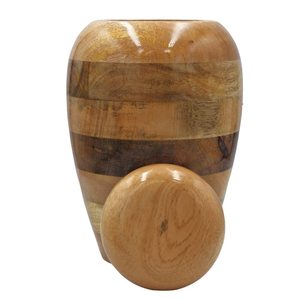 Urna de cremación clásica de madera, urna tradicional de madera, urna conmemorativa para cenizas humanas, urna funeraria, urna de entierro de madera hecha a mano para adultos - Product Image 3