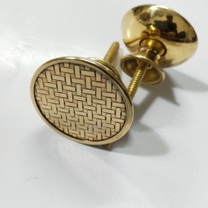 Mother of Pearl and <b>Brass</b> Door <b>Knob</b> with Ornate Detailing Premium Stone Hardware for Classic Home Interiors - Product Image 6