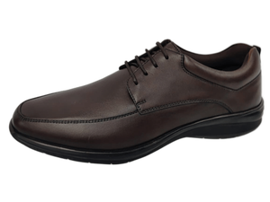 Chaussures Oxford synthétiques marron pour hommes, légères, à bout rond, à lacets, semelle intermédiaire en EVA, semelle extérieure en caoutchouc, pour toutes les saisons - Product Image 3