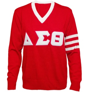 เสื้อสเวตเตอร์ถักไหมพรมผู้หญิง ความยาวปกติ คอวี เสื้อผ้าแฟชั่นผู้หญิง ผ้าฝ้าย ทรงโอเวอร์ไซส์ แบบคัสตอม ลายคอลลาจ เสื้อคาร์ดิแกนถัก - Product Image 4