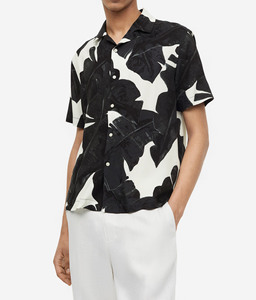 เสื้อเชิ้ตพิมพ์ลายวินเทจลายทาง แขนสั้น สไตล์ลำลองทรงโอเวอร์ไซส์ แบบติดกระดุม เหมาะสำหรับใส่ทำงาน ฤดูใบไม้ผลิ/ฤดูร้อน - Product Image 1