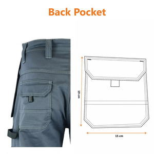 Factory Made Cheap Price <b>Waterproof</b> And Breathable Workwear Utility <b>Work</b> Pants For Men Durable Industry Daily Use - Product Image 4