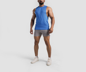 Débardeur Rétro Homme Été Sans Manches 100% Coton Couleur Unie Tricot Lourd Style Américain Décontracté Sport Fitness Extérieur - Product Image 2
