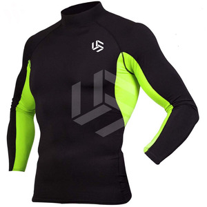 เสื้อยืดแขนยาวออกกำลังกายแบบรัดรูป ผ้าถักลายตัวอักษร ขายส่ง - Product Image 2