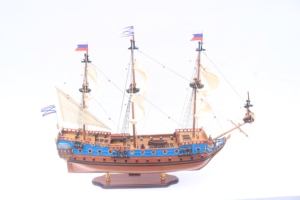 Handmade Goto Predestinatsia Plantation Wood Tall Ship <b>Model</b> - Historic 1700 Russian Ship of the Line Scale Replica for Office <b>D</b> - Product Image 1