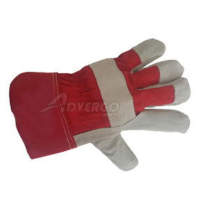 Custom Logo Safety Leather Working <b>Gloves</b> In Low Price Men Leather Work <b>Gloves</b> For Hand Safety - Product Image 3