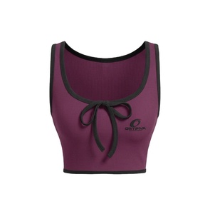 Camiseta sin mangas transpirable de punto para mujer, colección de verano, precio económico, ropa deportiva. - Product Image 1