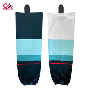 Custom <b>Ice</b> Hockey Socks Breathable Eco-Friendly Anti-Bacterial Professional Team Socks Durable Stretch for Adult Player Bottom - Product Image 1