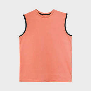 Best-Selling Unisex Tank Top Customized 100% Cotton Graphic Oversize Casual Sleeveless Top for Men Breathable Knitted - Product Image 3