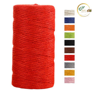 Corde en jute robuste – Cordon torsadé en fibre naturelle pour le jardinage, l'aménagement paysager, la décoration et les applications d'emballage - Product Image 2