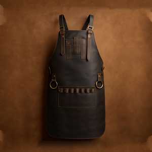 Delantal de Herrador Clásico de Cuero Genuino, Portátil, Resistente a Olores, de Alta Resistencia, Protección para Herrado de Caballos, Grado Profesional, Duradero - Product Image 1