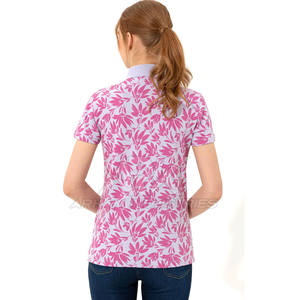 Camiseta Polo Cómoda para Mujer, Camiseta Polo de Algodón y Poliéster para Mujer a Precio de Mayoreo - Product Image 3