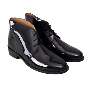 Bottes de parade noires polies pour uniformes de cadets, fanfares, gardes d'honneur, événements formels et défilés - Product Image 4