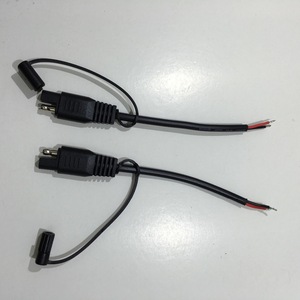 18AWG SPT-2 300V ตัวนำทองแดงเส้นทางสายสีดำยาว1830มม. SAE ปลั๊กฝุ่นปลอกสายไฟอิเล็กทรอนิกส์ - Product Image 5