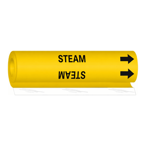 Marcador de Tuberías de Vapor Flexible y Resistente al Calor de Alto Rendimiento Brady para Líneas Industriales - Product Image 2