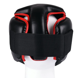 Protector de Cabeza de Boxeo de Alta Calidad, Marca Tombola Sports, OEM, Cuero PU Negro, Cómodo y Protector para Entrenamiento - Product Image 3