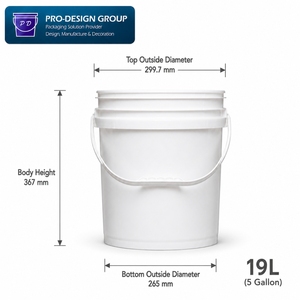 Seau de stockage d'eau portable de 5 gallons pour le camping en plein air avec robinet à valve marche/arrêt, réservoir de distribution d'eau de survie écologique de 19 L - Product Image 2