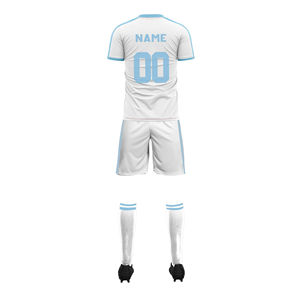 Custom <b>Soccer</b> Jersey Set Football Uniform Kit Unisex Team Training Match Wear Breathable Quick Dry Short Front Custom Spring - Product Image 6