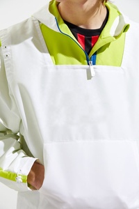 New Fashion Style Casual Outdoor Nylon Windbreaker Jacket Breathable Cycling Running Plus Size Color <b>Block</b> Lightweight Jacket - Product Image 4